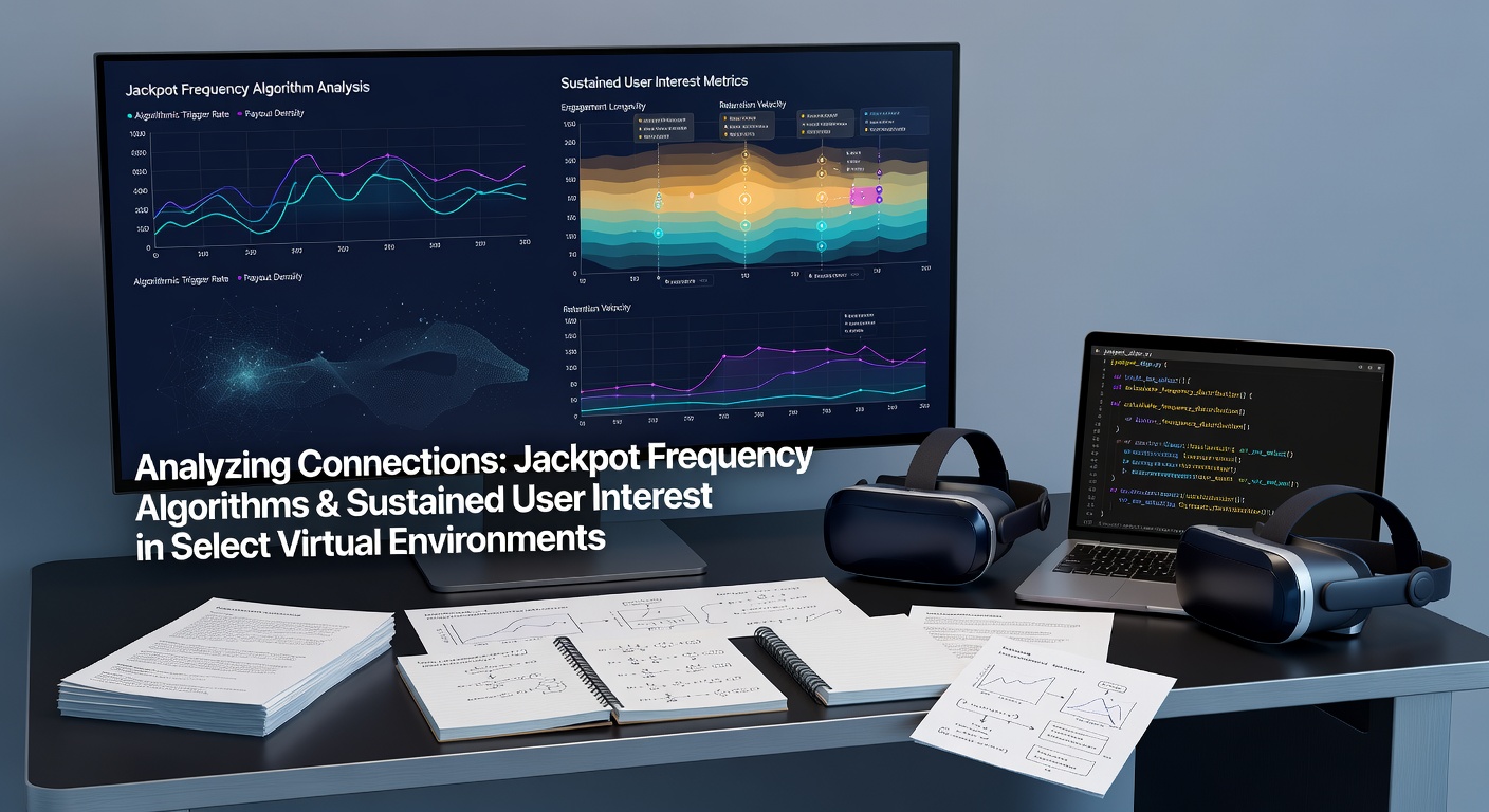 Analytics charts comparing jackpot hit rates with monthly active user trends on virtual gaming sites