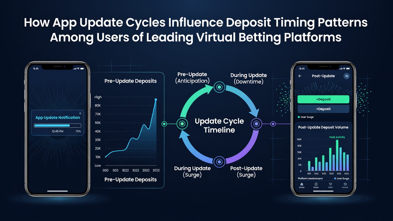 Users engaging with betting app interfaces on mobile devices during update periods
