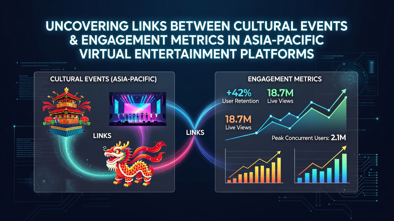 Virtual entertainment platforms showing increased user activity during Asia-Pacific cultural festivals